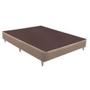 Ver imagem 1 de Base Box Sommier 30cm Casal em Linho Bege