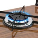 Ver imagem 5 de Cooktop Chamalar Bivolt Premium 5 Bocas Ultra Chama Vidro Temperado Amadeirado Escuro