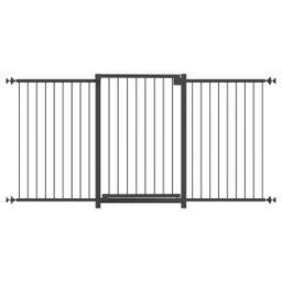 Grade Portão Pet Bebê Divisor Ambiente 70 a 150 Cm Preto - 2