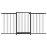 Grade Portão Pet Bebê Divisor Ambiente 70 a 150 Cm Preto - 2