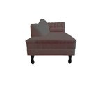 Ver imagem 5 de Recamier Decorativo Divã Amsterdã 147cm Lado Esquerdo Couro Marrom