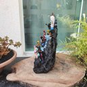 Ver imagem 7 de Altar Congá com 12 Orixás de 10 Cm Umbanda Cinza