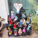 Ver mais imagens de Altar Congá com 12 Orixás de 10 Cm Umbanda Cinza