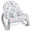 Ver imagem 2 de Cadeira Infantil De Descanso Balanço Vibra Fisher Price Azul