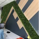 Ver imagem 1 de 18 Placas de Buxinho 25x25 Cm Grama Artificial Realista P/ Decoração de Festas e Eventos