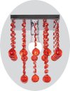 Ver imagem 1 de Lustre Cristal Acrílico Quarto Sala Vai Montado Alto Brilho:Bivolt/20cm