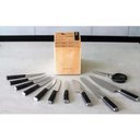 Ver imagem 3 de Conjunto Facas Forjadas com Cepo Afiador 12 Pçs Kitchenaid
