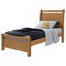 Cama de Solteiro Reali Amêndoa Clean - Móveis Lopas - 2