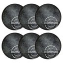 Ver imagem 1 de Jogo 6 Pratos para Churrasco Porcelana 25cm Carbon Mesa Posta Temática Tramontina