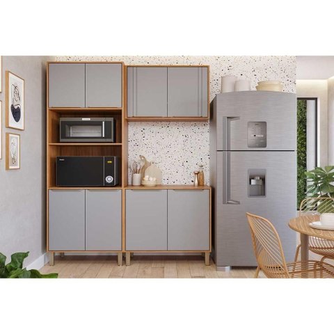 Kit Cozinha Mgm 3 Peças Áurea C3p59 Cinamomo/platina