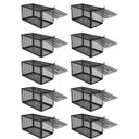 Ver imagem 1 de Ratoeira Gaiola Armadilha Kit 10 Unidades Camundongos Roedores Rato Ratazana Captura Ab.Midia BSL310