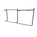 Ver imagem 3 de Arara de Roupas para Loja Quarto Closet 9 Peças Regulável 200x100 Cm Cor Preto Kit Clst1p131