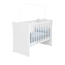 Ver imagem 2 de Quarto de Bebe Infantil Doce Sonho Berço e Guarda Roupas 2 Portas 3 Gavetas Qmovi