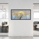 Ver imagem 3 de Quadro Decorativo Grande Para Sala Quarto Arvore Dourada:Preto