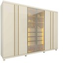 Ver imagem 2 de Guarda Roupa 6 Portas Led Absolut Reflecta Off White - Gelius