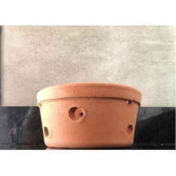 Vaso Cachepot Furado de Barro Cerâmica para Orquídea 17x9cm - 4
