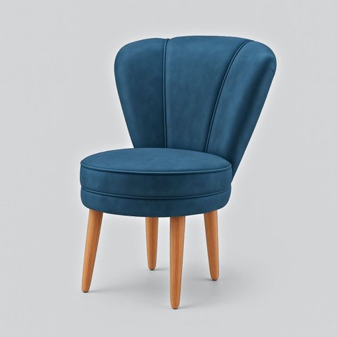 Jogo de Cadeira para Sala de Jantar Estofada Confortáveis com Pés de Madeira Moblan Decor