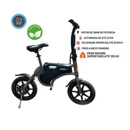Bicicleta Elétrica Mini Bike Átrio Tóquio 350W - 2 Bicicleta Elétrica Mini Bike Átrio Tóquio 350W - 2