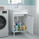 Ver imagem 3 de Balcão em Mdf com Tanque 22 Litros Branco Moveara