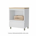 Ver imagem 5 de Gabinete de Banheiro 70cm com Caixa Organizadora Rainha 70cm Mdf Nesher