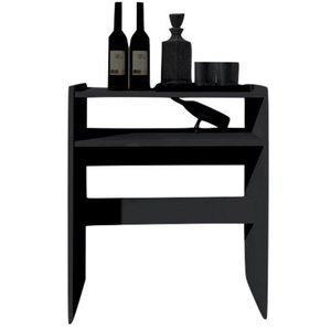Mesa Manicure Prateleira Esmaltes c/ Nichos ClickForte Preto