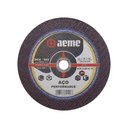 Ver imagem 2 de Disco Corte Aeme Aço Dca 502 9x1/8x7/8 2t (229x3.2x22.2) Reforçado 50 Unidades