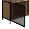 Conjunto Aparador Buffet Bar Metalic com Prateleira Freedom 90cm 02 Portas Asn 27927 Naturart - 8