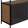 Conjunto Aparador Buffet Bar Metalic com Prateleira Freedom 90cm 02 Portas Asn 27927 Naturart - 9