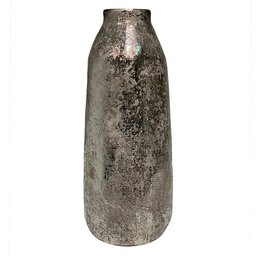 Vaso Decorativo Cerâmica Prata - P - 1
