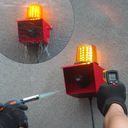 Ver imagem 3 de Sirene Industrial em Aço Carbono Audiovisual Robusta Ip66 Btk-srzgdr1