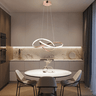 Lustre Pendente Marte 50cm 45w Rosé Gold Led Integrado 3 em 1 - 2