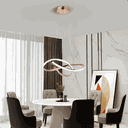 Ver imagem 4 de Lustre Pendente Marte 50cm 45w Rosé Gold Led Integrado 3 em 1