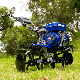 Motocultivador Micro Trator Tratorito Tekna Tk90r a Gasolina 4t 7hp 212cc com 24 Lâminas Cultivadora - 3