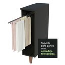 Ver mais imagens de Balcão Armário de Cozinha Porta Pano Preto Reims Madesa