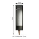 Ver imagem 3 de Balcão Armário de Cozinha Porta Pano Preto Reims Madesa