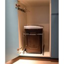 Ver imagem 2 de Lixeira Simples com Corrediça Telescópica 230x440x320 Mm 1042 Masutti Copat Preto Fosco