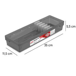 Organizador Plástico De Facas Para Gaveta Armário Fumê - 3