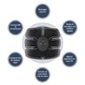 Estimulador Ems Muscular para Abdômen Tonificador Fitness - 4