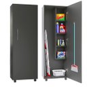 Ver imagem 1 de Armário para Lavanderia Multiuso Dispensa 1 Porta Click Armário Multiuso 1 Porta Preto