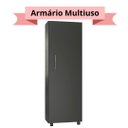 Ver imagem 3 de Armário para Lavanderia Multiuso Dispensa 1 Porta Click Armário Multiuso 1 Porta Preto