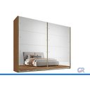 Ver imagem 2 de Guarda Roupa Casal 2 Ptas 2ESP 6GAV Hanover Castanho Europa