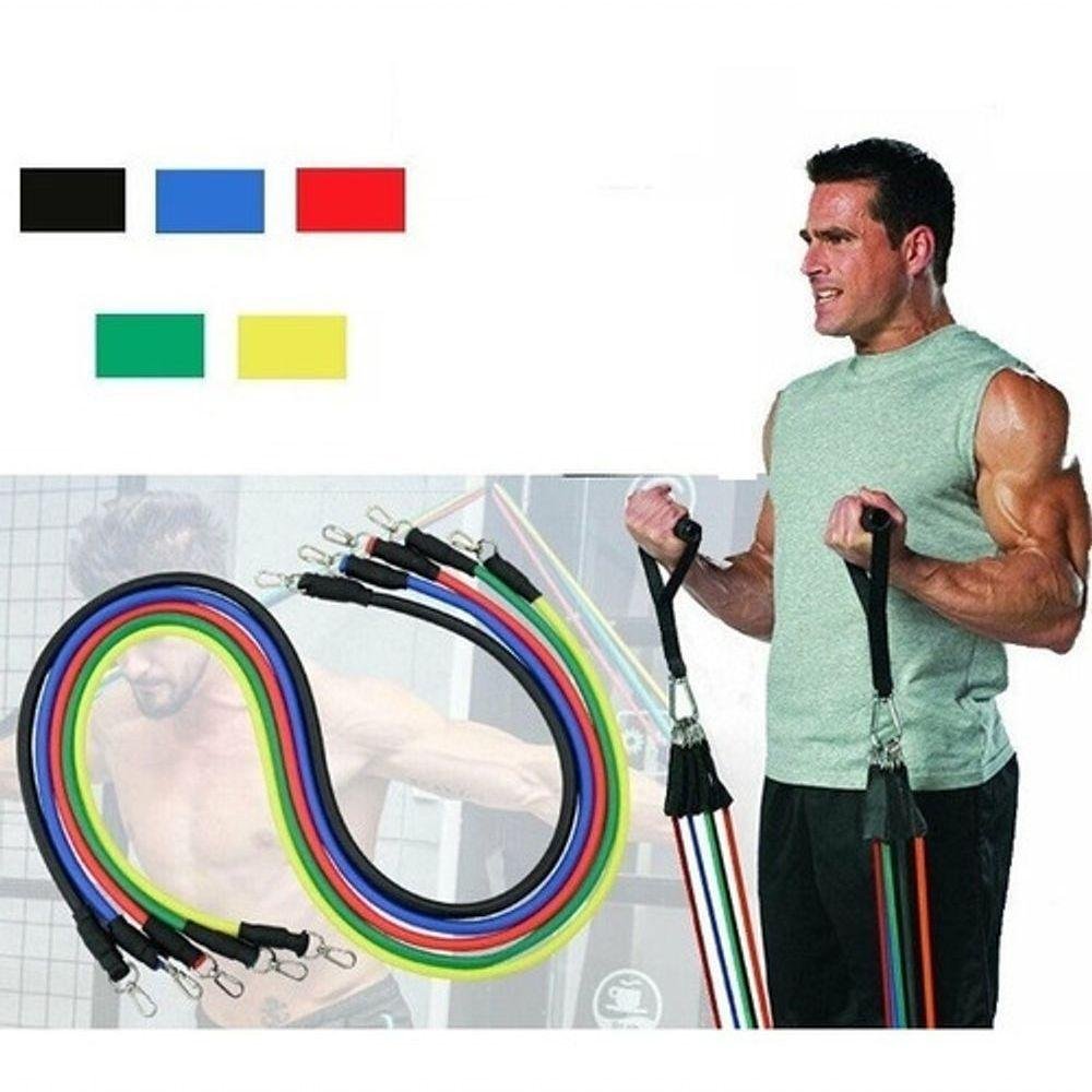 Kit Elásticos para Exercícios de Resistência Fit Treino - 4