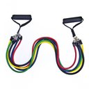 Ver imagem 3 de Kit Elásticos para Exercícios de Resistência Fit Treino