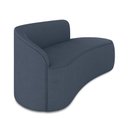 Ver imagem 5 de Sofá 3 Lugares Orgânico 180cm Morgan e Poltrona Lua Suede Azul M D03 - D’Rossi