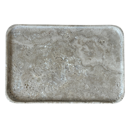 Bandeja Luce Retangular Mármore Ice Armani Bruto 30x20cm - 1
