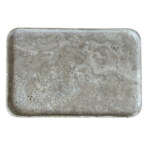 Bandeja Luce Retangular Mármore Ice Armani Bruto 30x20cm