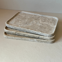 Bandeja Luce Retangular Mármore Ice Armani Bruto 30x20cm - 3