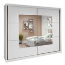 Ver imagem 1 de Guarda Roupa Easy Max 2 Portas C/ Espelho Branco Lopas