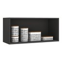 Ver imagem 2 de Armário Aéreo Geladeira Firenze 80cm 2 Portas Chumbo - Indékes