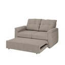 Ver imagem 5 de Sofá Cama 2 Lugares Casal 1,60 Mts Loft Tiffany Matrix Cor:loft Mascavo Marrom Claro